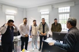 Aday Adayı Mutlu, Belediye Birim Personeliyle Ziyaretlerini Sürdürdü