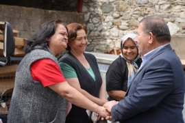 BAŞKAN TOPUZ SELİMİYE PAZARI’NI ZİYARET ETTİ