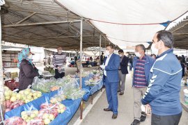 Başkan Tokat’in Selimiye Pazari mesaisi