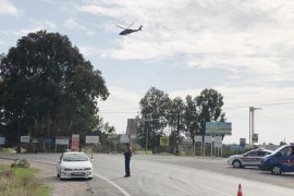 Jandarma’dan helikopterli trafik denetimi