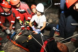 Büyükşehir’den Gerçeği Aratmayan Deprem Tatbikatı