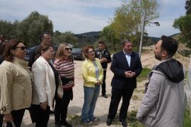 ÇEVRECİ BELEDİYELER BİRLİĞİ’NDEN MİLAS’IN TARİHİ ALANLARINA ZİYARET