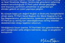 Mehmet Tosun İYİ Parti’den İstifa Etti