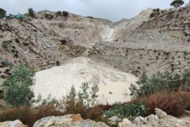 Latmos'un belalısı maden ocaklarında mahkeme keşif yaptı