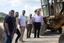 MİLAS BELEDİYESİ’NİN YOL YAPIM ÇALIŞMALARI SÜRÜYOR..