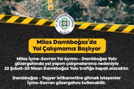 Milas'ta Yol Çalışması! İşte Alternatif Rotalar