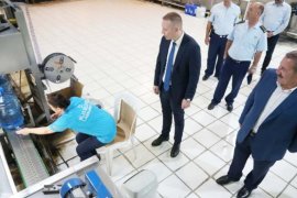 İlçe Protokolünden Labranda Su Tesislerine Ziyaret