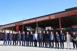 BAŞKAN TOPUZ İTFAİYE PERSONELLERİNİN HAFTASINI KUTLADI