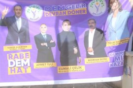 Dem Parti Seçim Bürosu Açıldı..