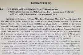 Çevre ve Şehircilik İl Müdürlüğü’nden İlginç Karar: