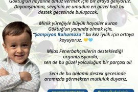 Milaslı Fenerbahçeliler’den Göktuğ İçin Dayanışma Gecesi