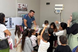 Veteriner Hekimlerden Miniklere Hayvan Sevgisi Dersi