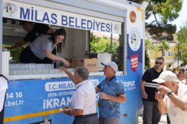 Milas Belediyesi’nden Ferdi Zeyrek Hayrına Lokma ve Su İkramı