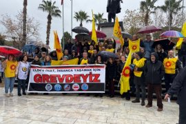 Yağmura Rağmen Kararlılık: Kamu Emekçilerinden 11,54’lük Zamma Protesto