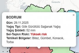 Milas’ta Kuvvetli Yağış Uyarısı: Üç Mahalle Risk Altında