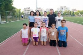 Milas İlçe Spor Müdürlüğü atletizm takımı çalışmaları devam ediyor