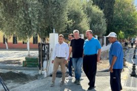 İnönü Caddesi’nde Kaldırımlar Yenileniyor