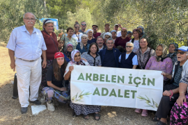 MİTİNG ÖNCESİ AKBELEN ZİYARETİ..  Gökhan Günaydın ve Oda Başkanları Akbelen’deydi..
