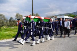 Kore Gazisi Yıldız düzenlenen askeri törenle toprağa verildi