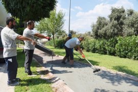 Menteş yürüyüş yolunda çalışmalar sürüyor