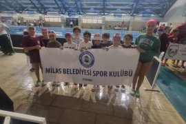 Milas Belediyespor Yüzme Branşında Derecelerle Döndü