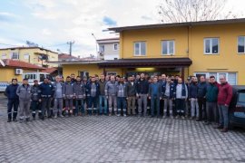 Aday Adayı Mutlu, Belediye Birim Personeliyle Ziyaretlerini Sürdürdü
