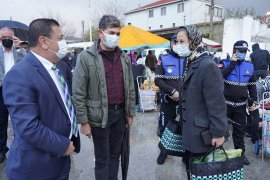 Başkan Tokat Bafa Pazarı’na ziyaret gerçekleştirdi