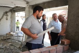 MİLAS BELEDİYESİ’NİN DÜKKANLARINDA YENİLEME ÇALIŞMALARI TAMAMLANDI