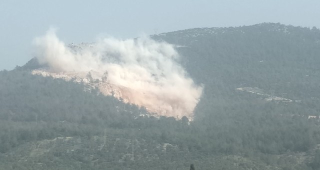 Maden ocağındaki büyük patlatma tepki çekti