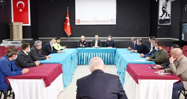 Maden firma temsilcileriyle toplantı