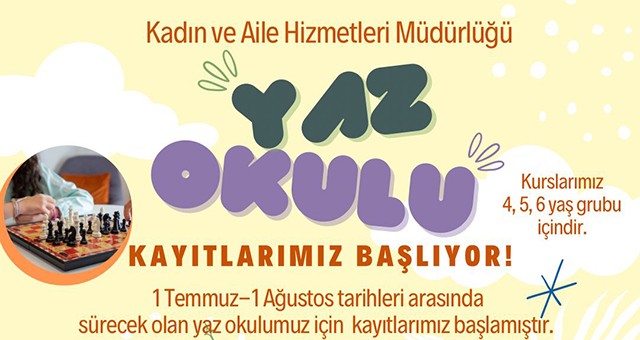 Milas Belediyesi Çocukları Yaz Okulu İle Buluşturuyor
