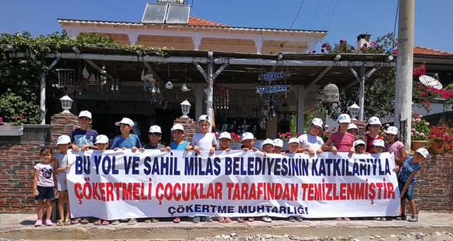 ÇÖKERTME’DE ÇEVRE TEMİZLİĞİ…