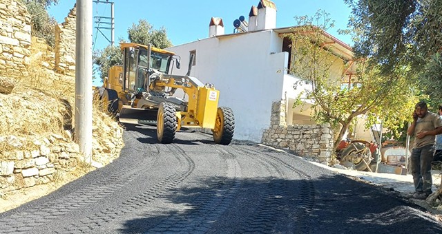 Milas Belediyesi 8 mahalledeki yol çalışmasını tamamladı