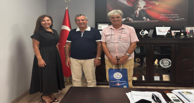 İstanbul Muğlalılar Derneği Başkanı Doç. Dr. Nimet Velioğlu ve Abdullah Kırbaş’tan MİTSO’ya Ziyaret