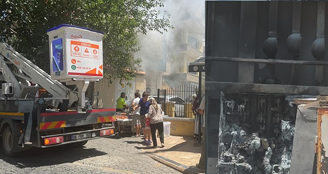 Hacıilyas Mahallesi’nde Elektrik Trafosu Alev Aldı: Esnaf Tepkili, Vatandaşlar Merakla İzledi
