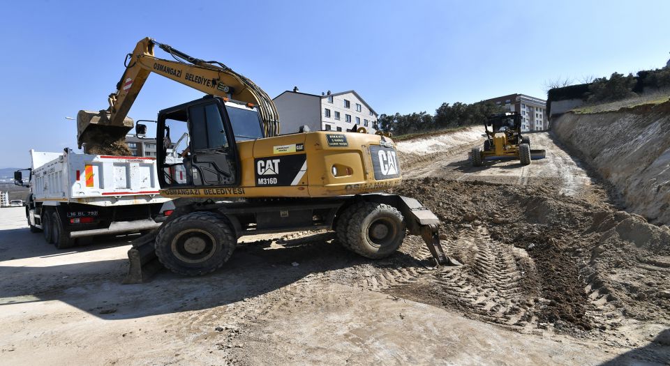 Bursa Osmangazi'den Yeni Yol Çalışması