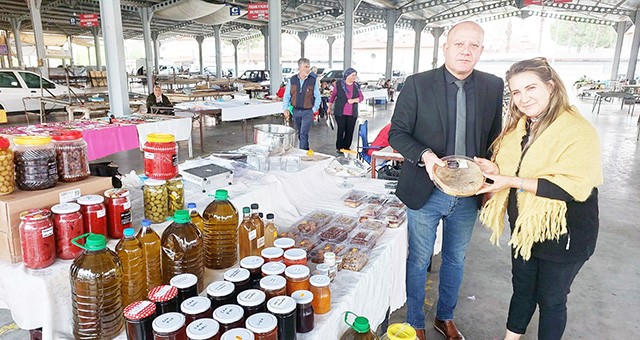 Kadın Üretici Pazarı’nda herşey el emeği göz nuru