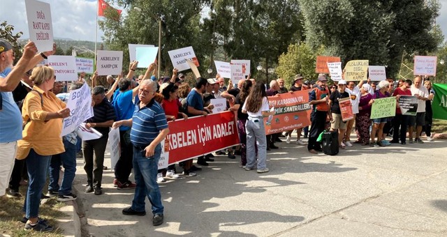 Adalet Kervanı yürüyüşü termik santral önünde tamamlandı