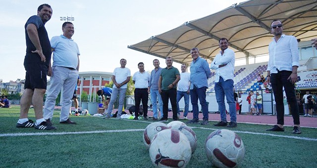 Kulüp Başkanı Tokat, antrenmanı izledi