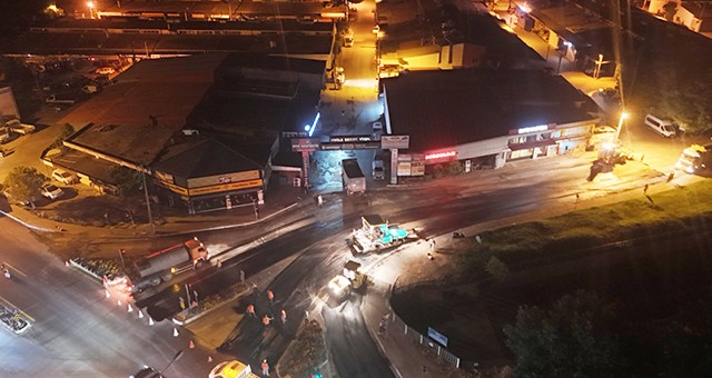 Büyükşehir’den Güvenli Ulaşım İçin Gece Mesaisi