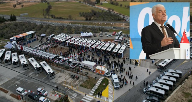 Büyükşehir 90 yeni otobüsü Muğlalıların hizmetine sundu