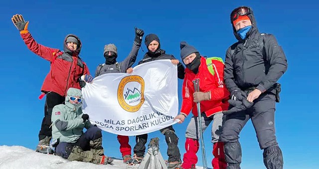 Milas Dağcılık, zirve tırmanışlarını ara vermeden sürdürüyor