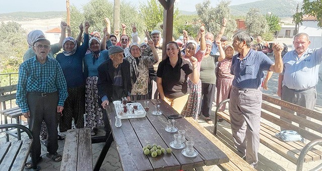 Akbelen Direnişçilerine Sanatçı Makbule Kaya'dan Destek Ziyareti