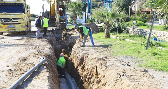 Türkevleri, Bozalan ve Çökertme içme suyu projesinin 28 bin metresi tamamlandı