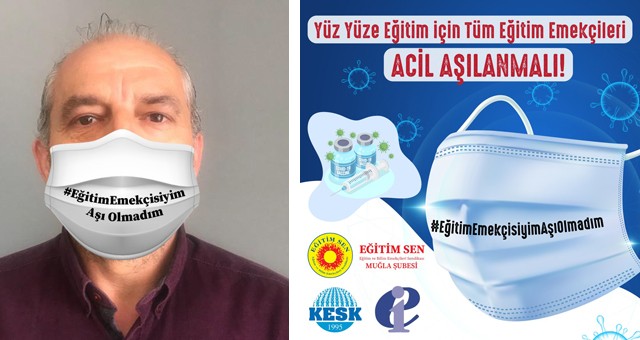 Eğitim Emekçilerinin Twitter üzerinden eylemi Muğla'dan başladı