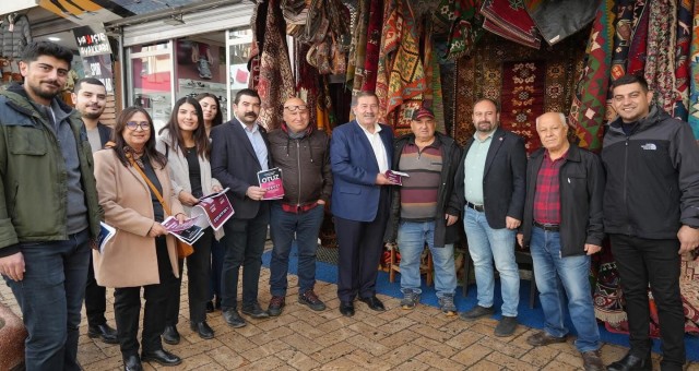 CHP’LİLER ESNAF VE YURTTAŞLARLA BULUŞTU: “ERKEN SEÇİM ŞART”..