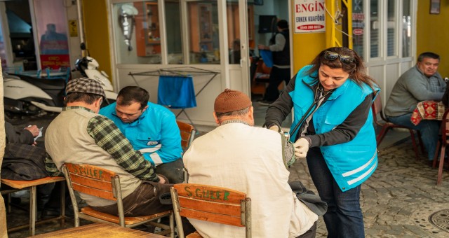 MİLAS BELEDİYESİ’NDEN VATANDAŞLARA ŞEKER VE TANSİYON KONTROLÜ