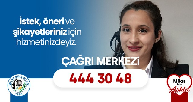 Milas Belediyesi Çağrı Merkezi hizmete başladı