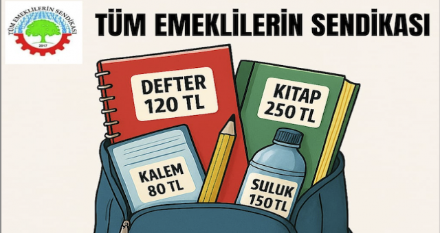 Tüm Emeklilerin Sendikası Basın Açıklaması  “Eğitim Haktır, Sermayeye Lütuf Değil!”