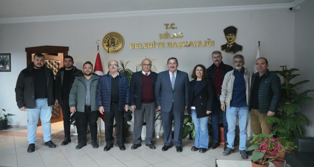 KENT KONSEYİ’NDEN BELEDİYE BAŞKANI TOPUZ’A ZİYARET..